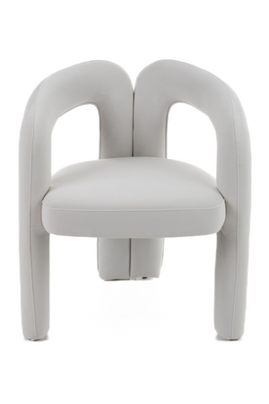   White Velvet Dining Chair | Oroa.com