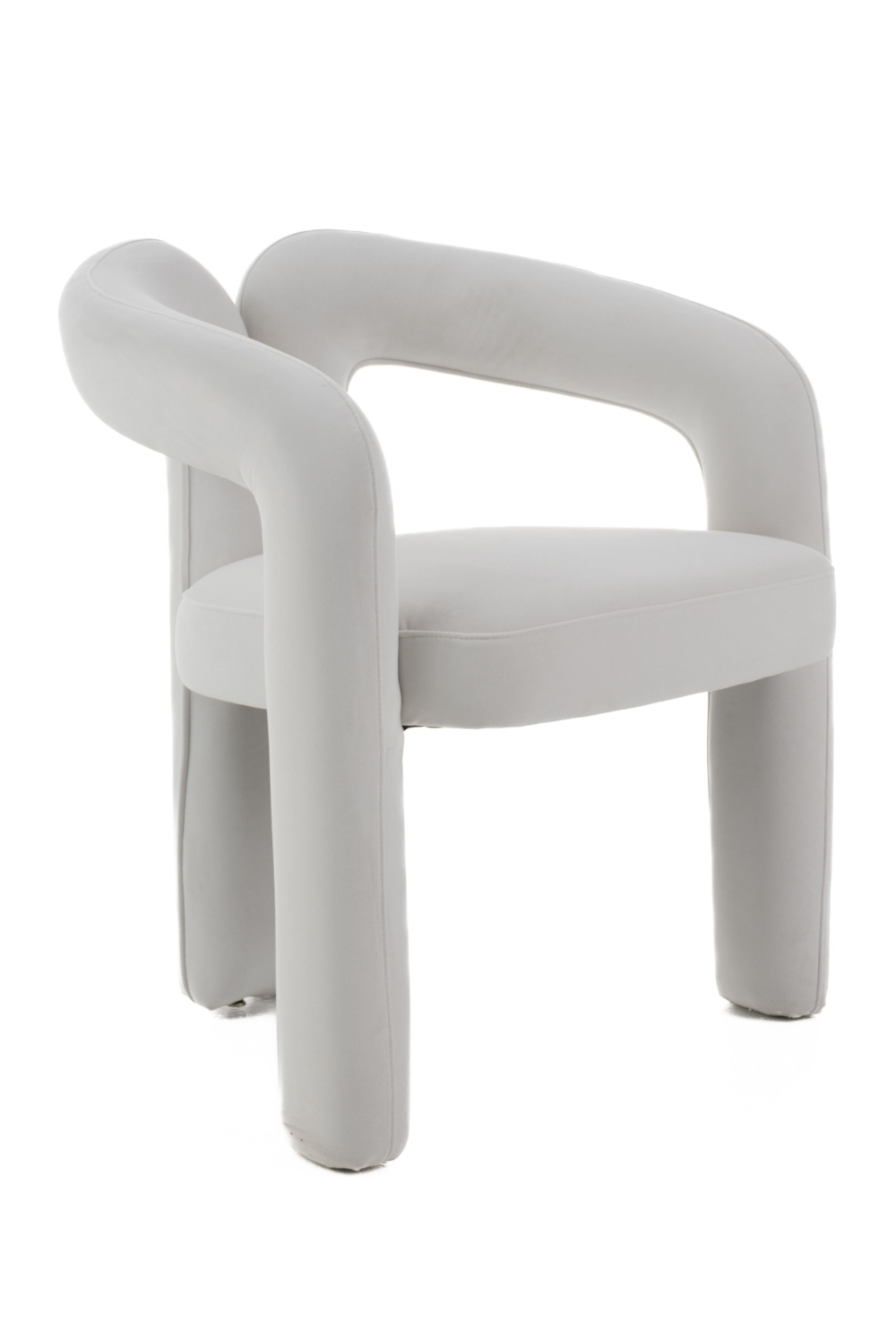   White Velvet Dining Chair | Oroa.com