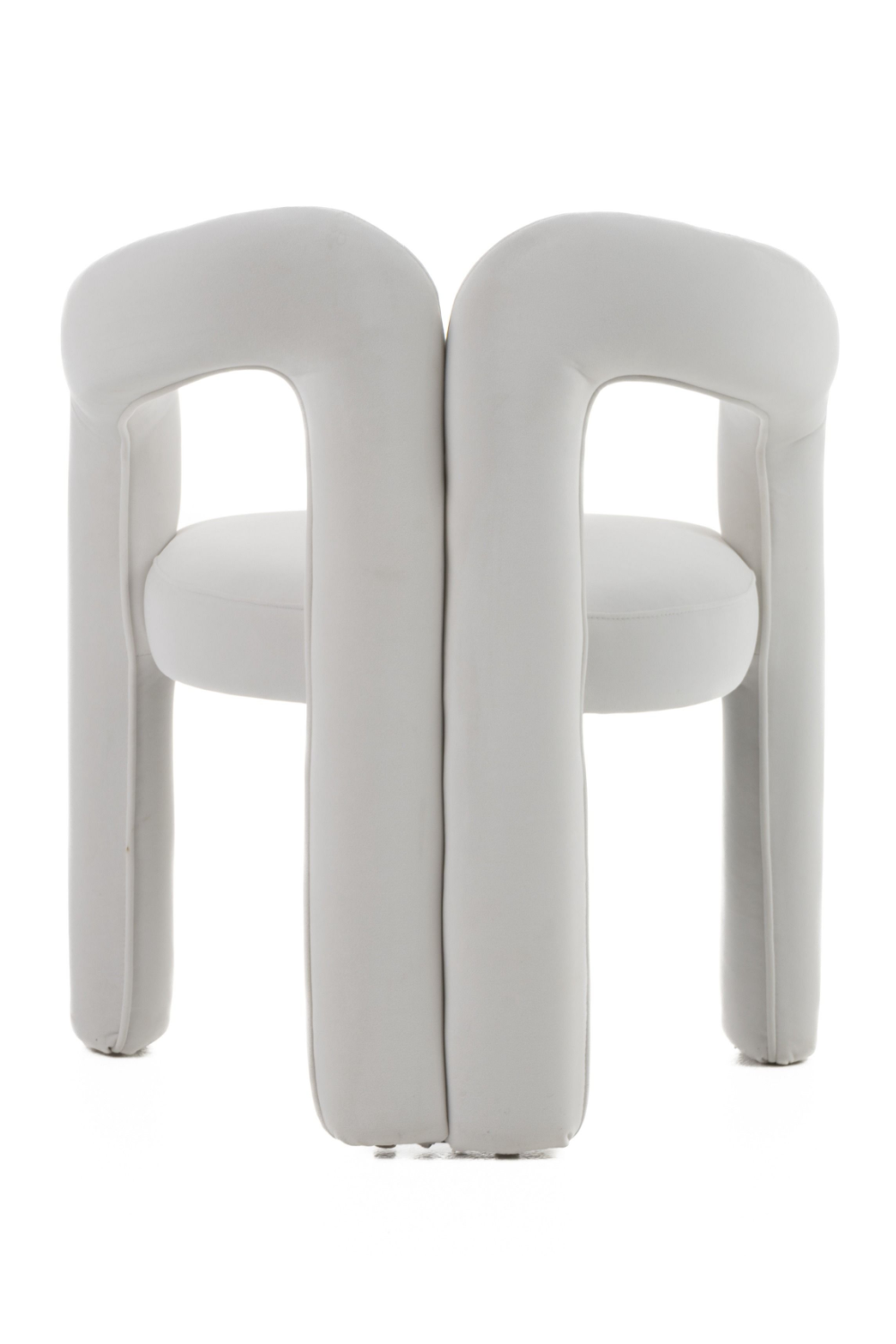   White Velvet Dining Chair | Oroa.com