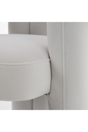   White Velvet Dining Chair | Oroa.com