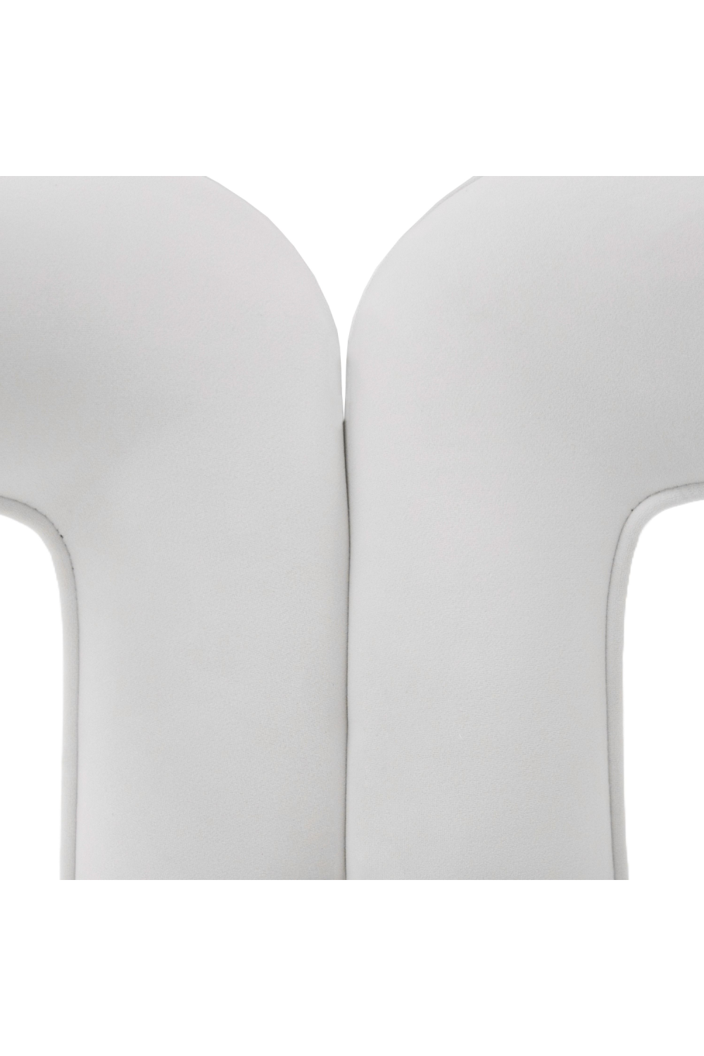   White Velvet Dining Chair | Oroa.com