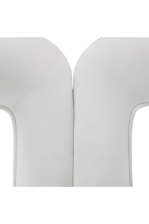   White Velvet Dining Chair | Oroa.com