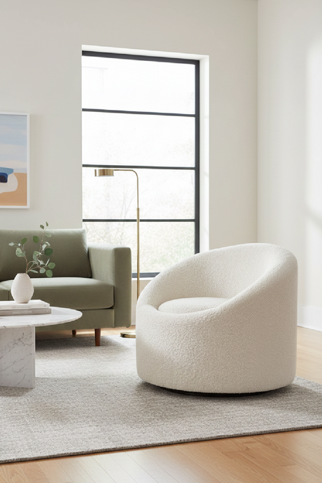   Round Swivel Accent Chair | Oroa.com
