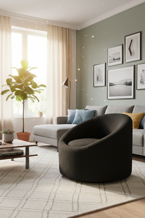   Round Swivel Accent Chair | Oroa.com