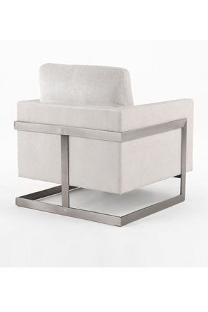   Metal Framed Square Accent Chair | Oroa.com