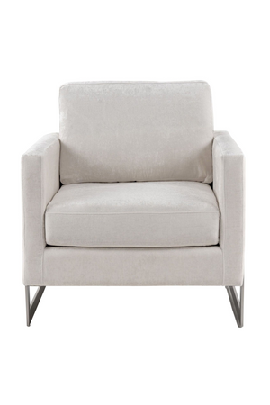   Metal Framed Square Accent Chair | Oroa.com