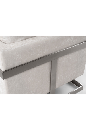   Metal Framed Square Accent Chair | Oroa.com