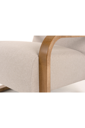  Beige Linen Accent Chair | Oroa.com