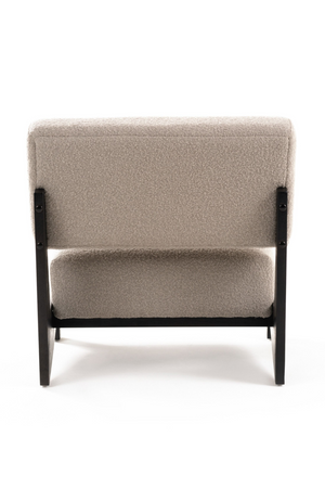   Wood Framed Velvet Lounge Chair | Oroa.com