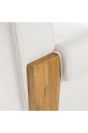   White Fabric Accent Chair | Oroa.com
