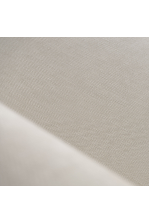   White Fabric Loveseat | Oroa.com