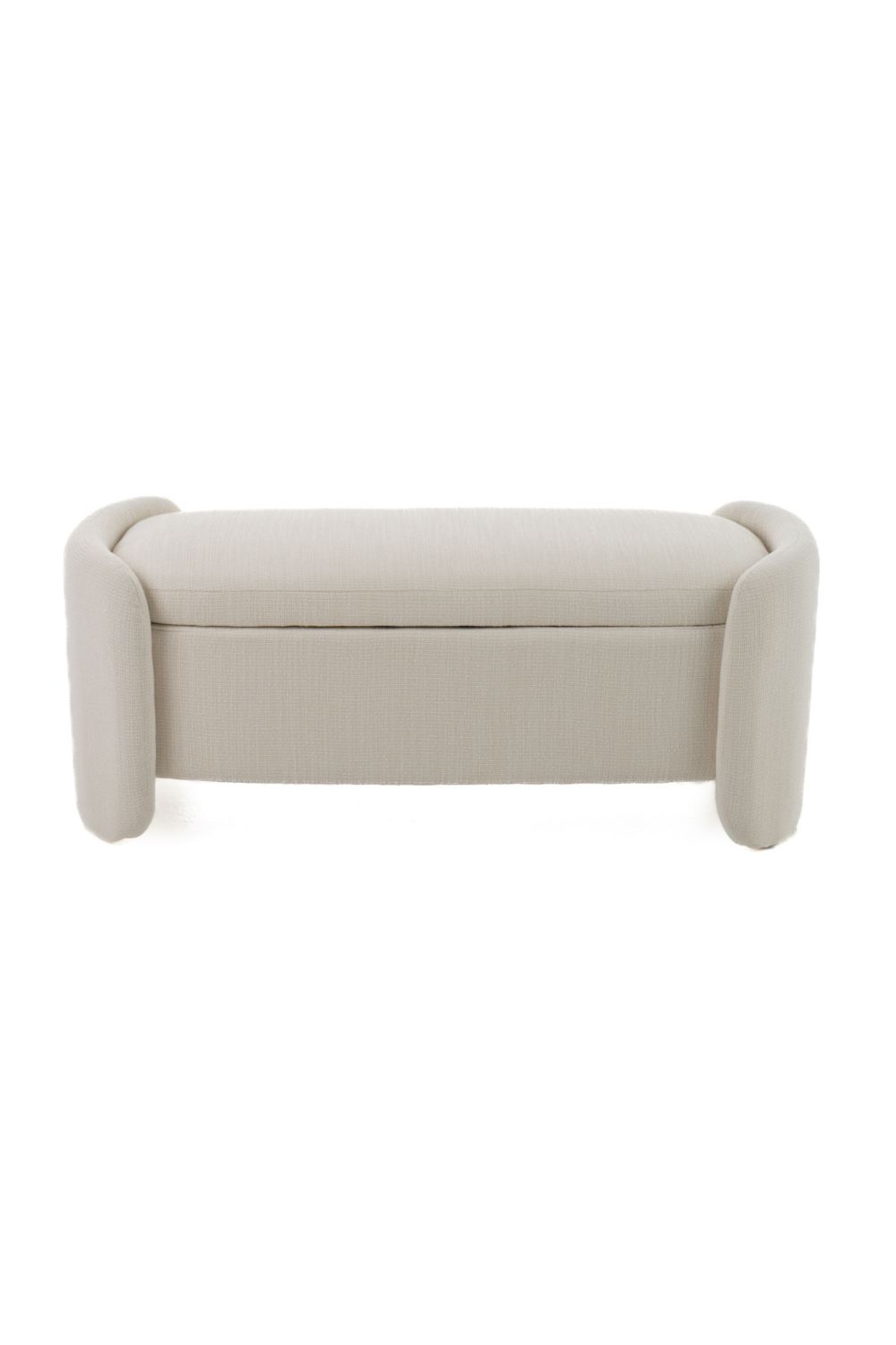   Cream Storage Ottoman Bench | Oroa.com