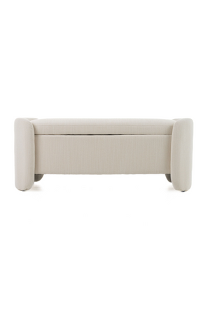   Cream Storage Ottoman Bench | Oroa.com