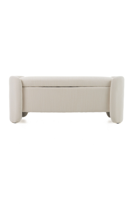   Cream Storage Ottoman Bench | Oroa.com