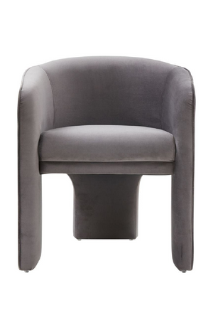  Three-Legged Velvet Accent Chair | Oroa.com