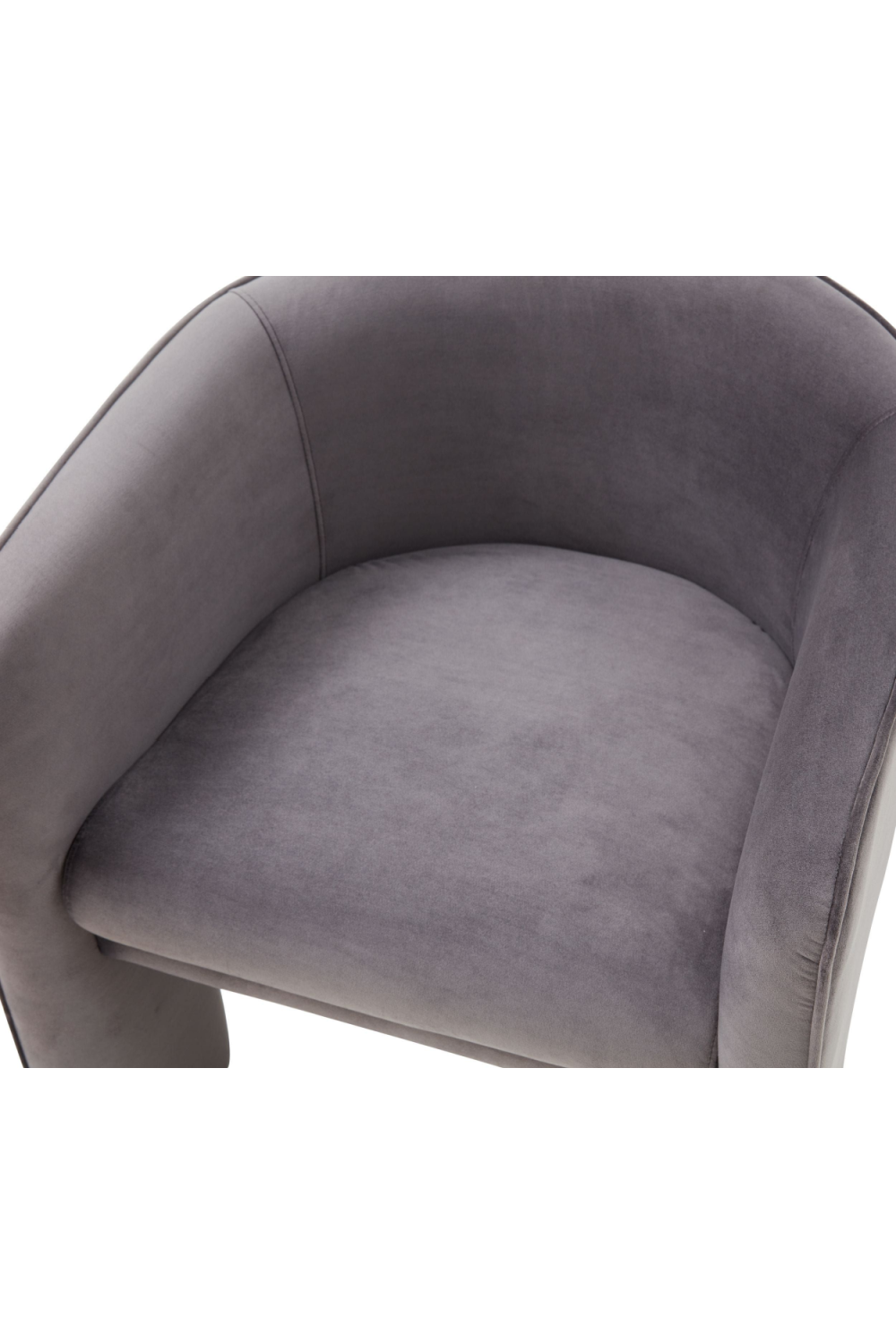   Three-Legged Velvet Accent Chair | Oroa.com