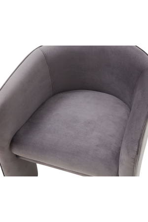   Three-Legged Velvet Accent Chair | Oroa.com