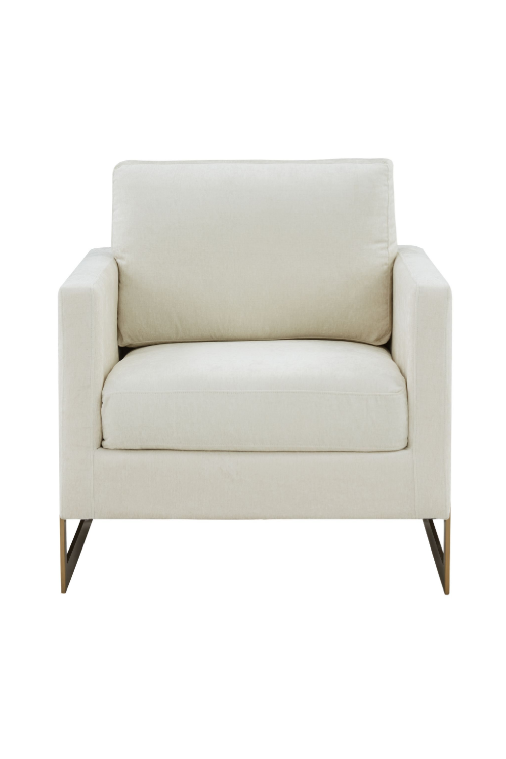   Metal Framed Square Accent Chair | Oroa.com