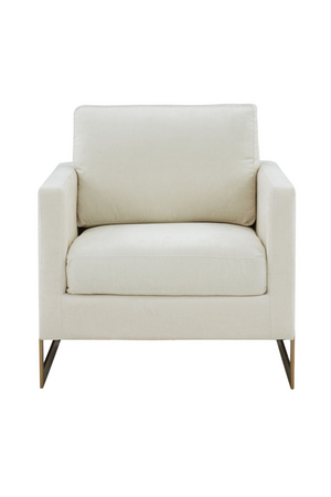   Metal Framed Square Accent Chair | Oroa.com