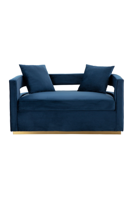   Blue Velvet Loveseat | Oroa.com