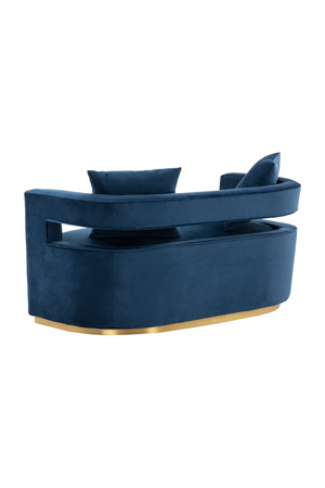   Blue Velvet Loveseat | Oroa.com