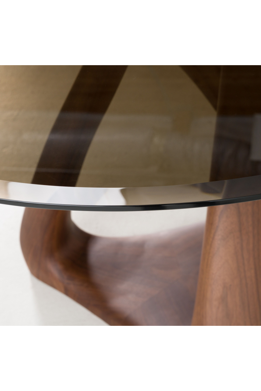  Gray Glass Oval Dining Table | Oroa.com
