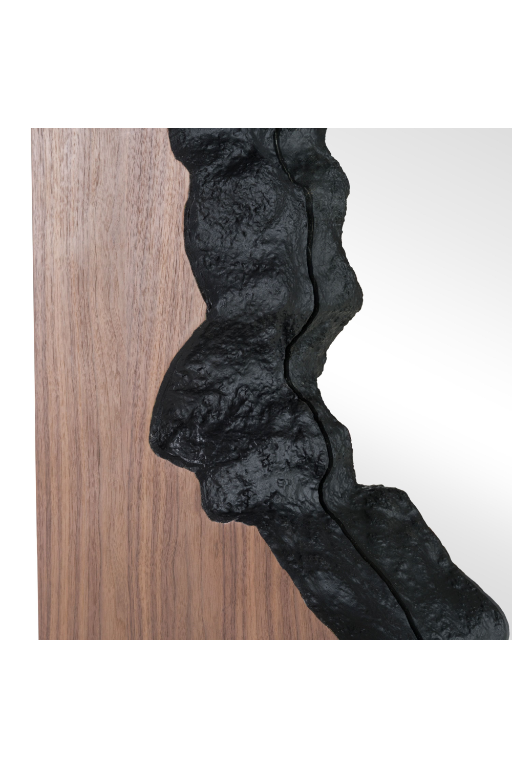   Walnut Leaning Floor Mirror | Oroa.com