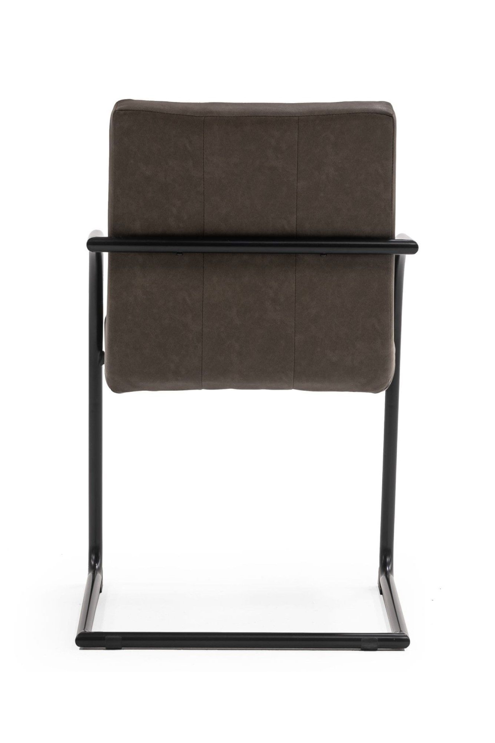   Vegan Leather Cantilevered Dining Chair | Oroa.com