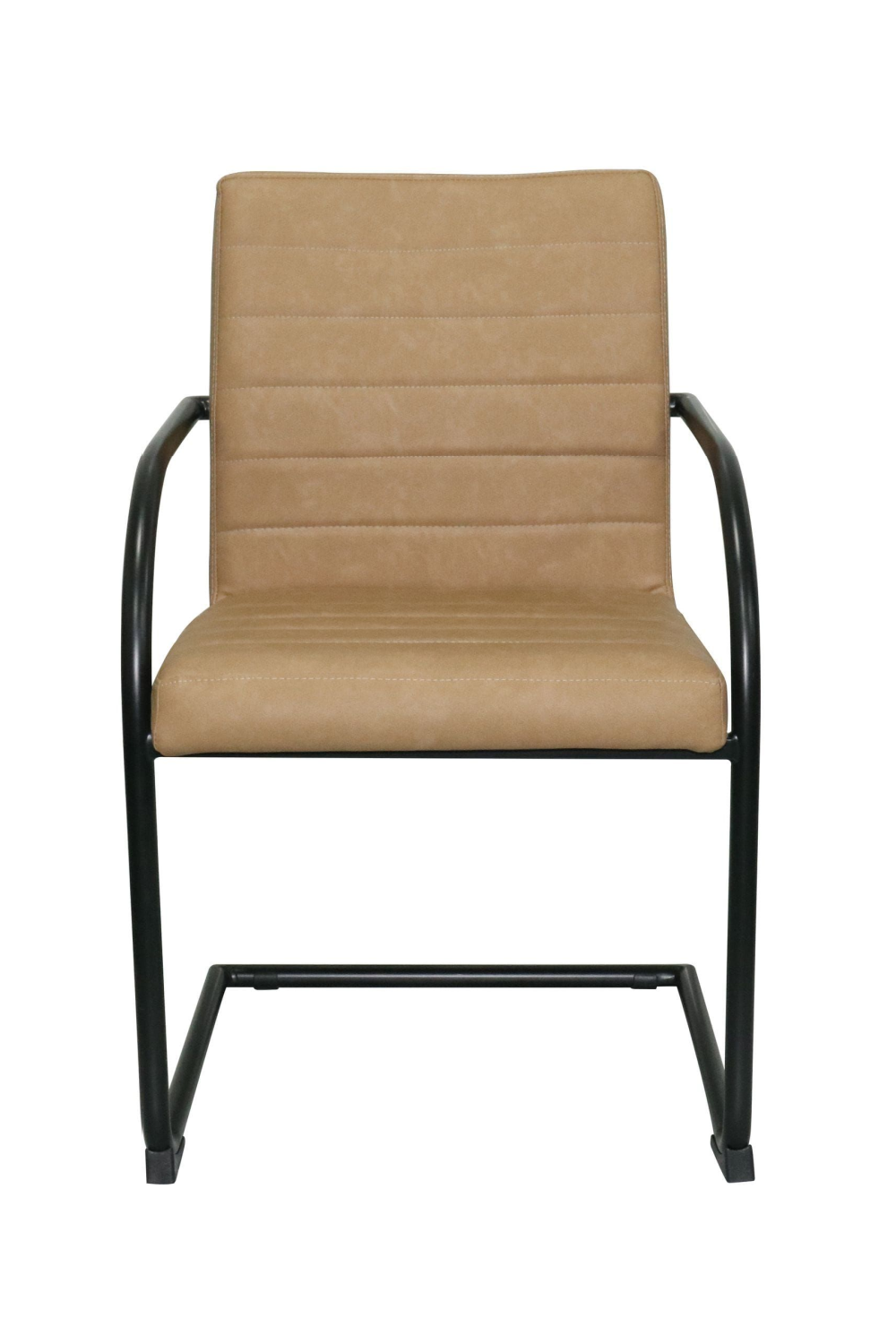   Vegan Leather Cantilevered Dining Chair | Oroa.com