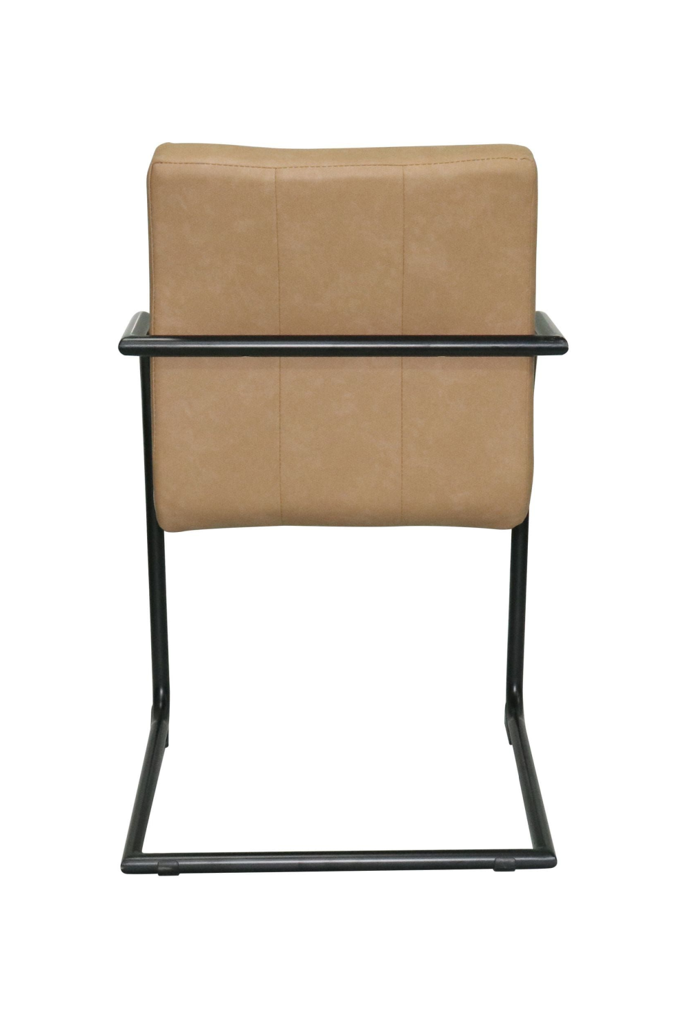   Vegan Leather Cantilevered Dining Chair | Oroa.com