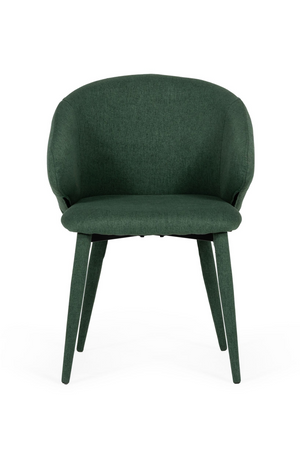  Green Linen Dining Chairs (2) | Oroa.com