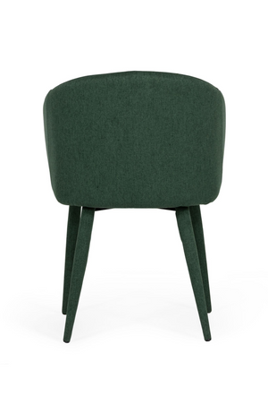   Green Linen Dining Chairs (2) | Oroa.com