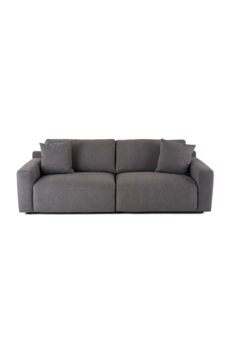   Gray Square-Armed Sofa | Oroa.com