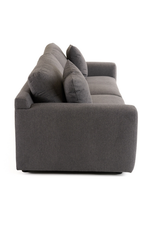   Gray Square-Armed Sofa | Oroa.com