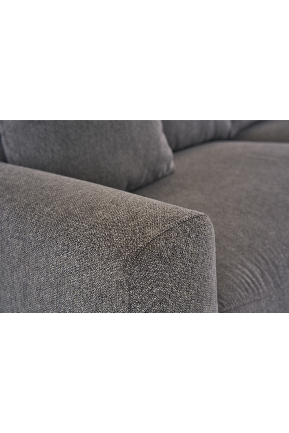   Gray Square-Armed Sofa | Oroa.com