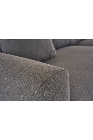   Gray Square-Armed Sofa | Oroa.com