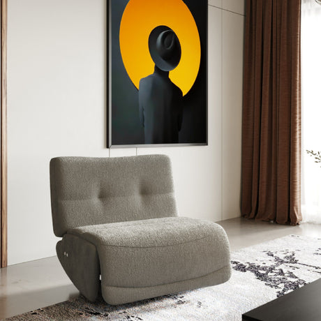   Gray Fabric Electric Recliner Chair S | Oroa.com