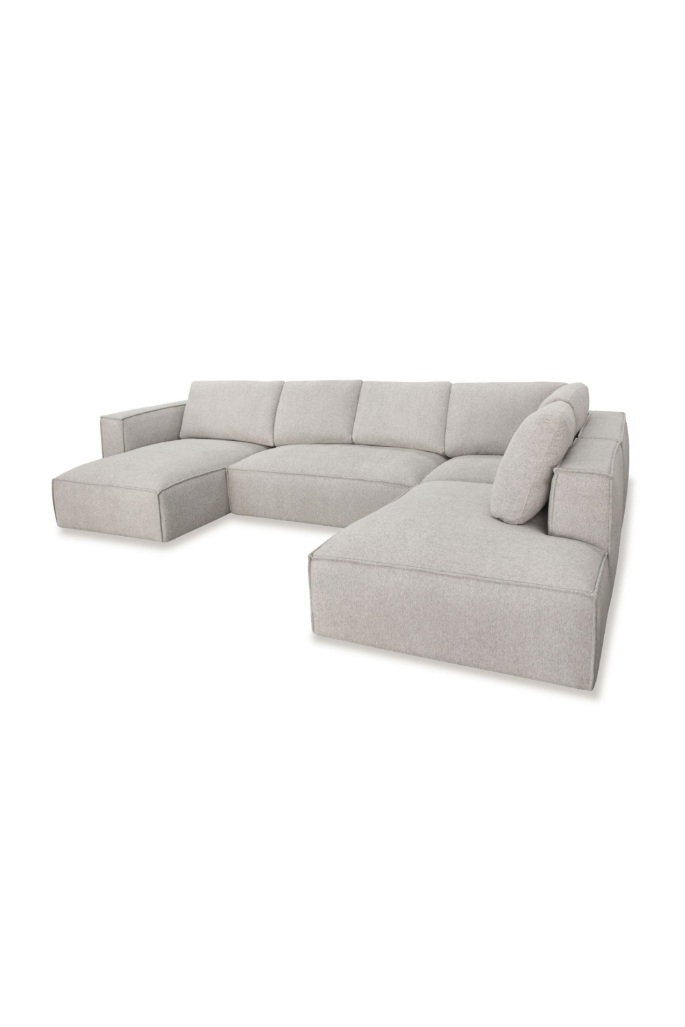  Gray Modular Chaise Sofa | Oroa.com