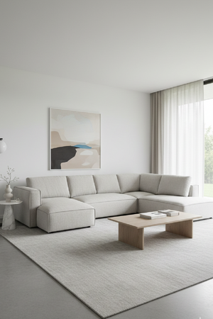   Gray Modular Chaise Sofa | Oroa.com