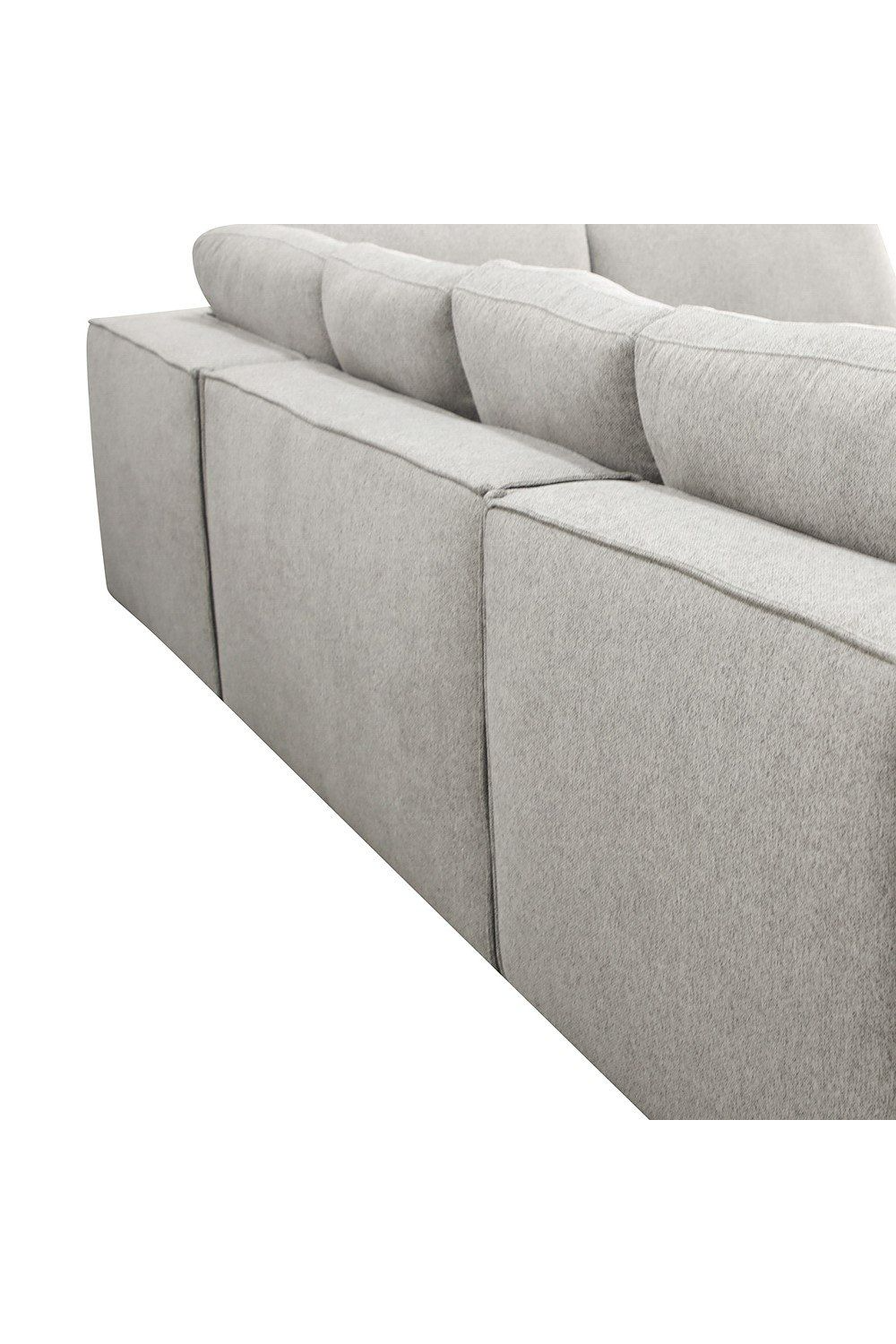   Gray Modular Chaise Sofa | Oroa.com