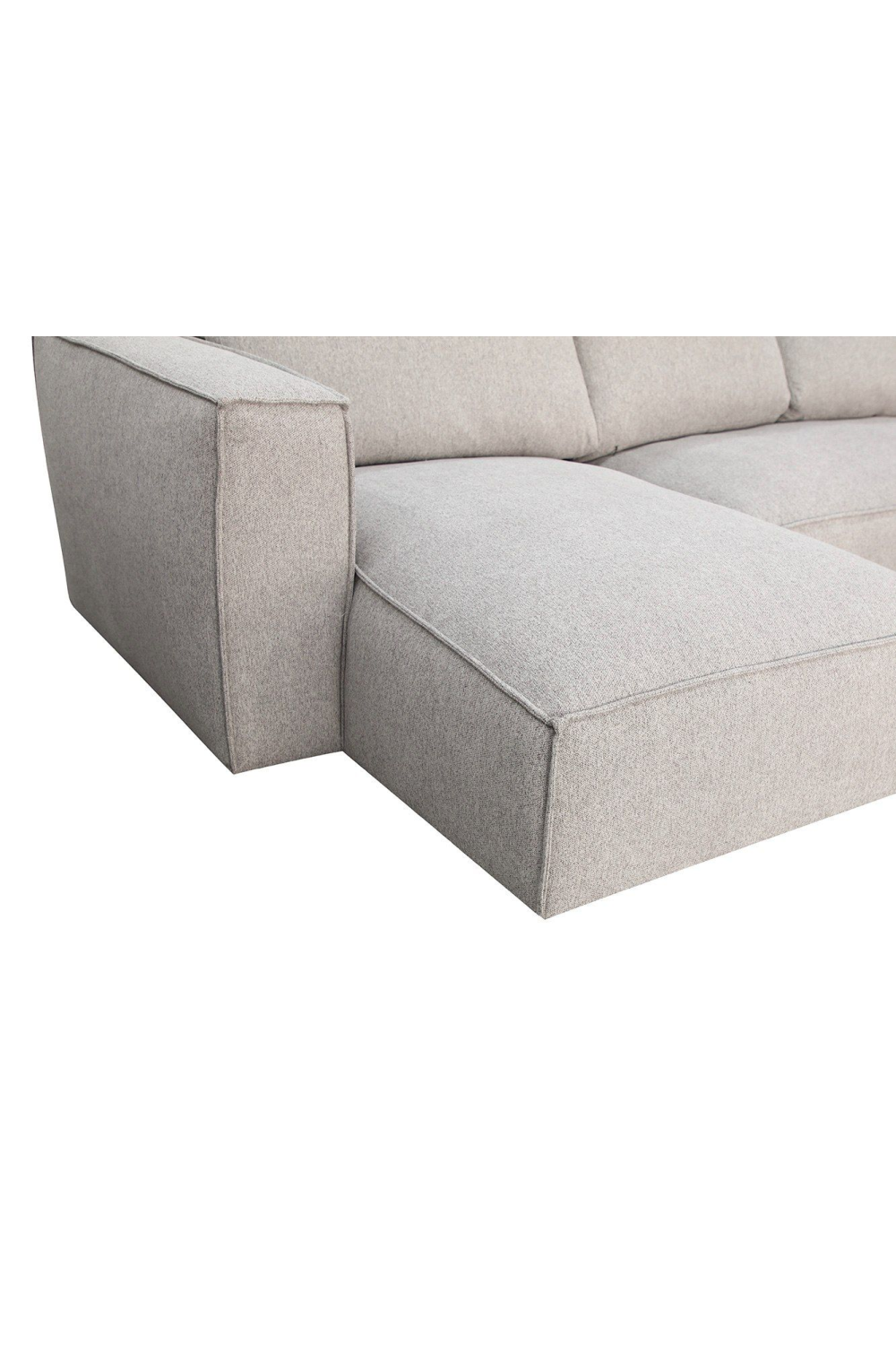   Gray Modular Chaise Sofa | Oroa.com