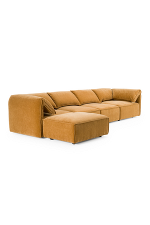   Orange 5-Piece Modular Sofa | Oroa.com