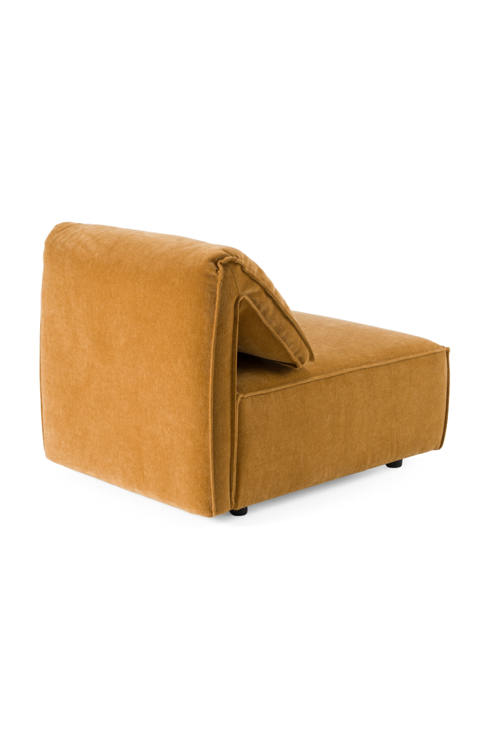   Orange Armless Sectional Sofa | Oroa.com