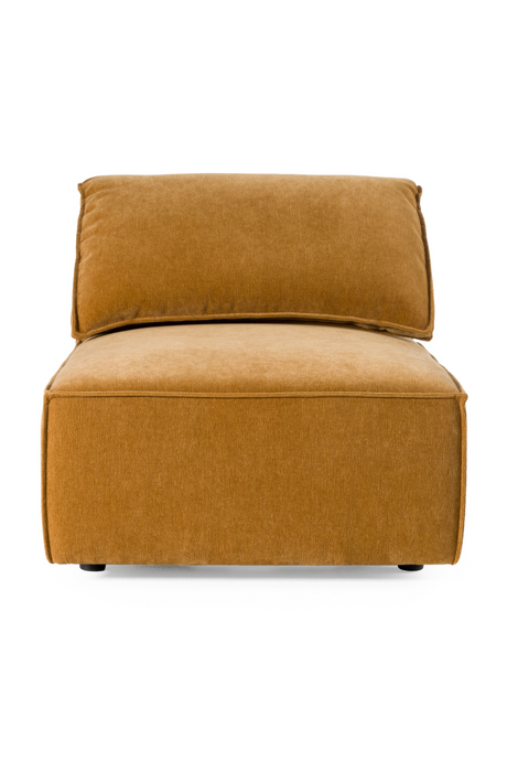   Orange Armless Sectional Sofa | Oroa.com