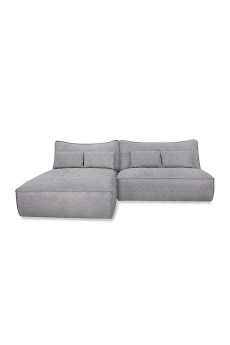   Gray Fabric Modular Sectional Sofa | Oroa.com