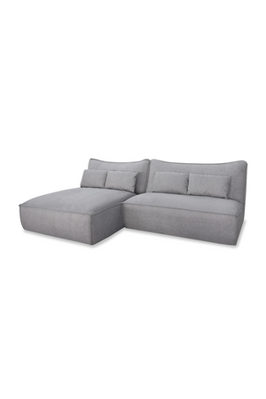   Gray Fabric Modular Sectional Sofa | Oroa.com