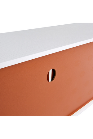   White Crocodile-Textured Sideboard | Oroa.com