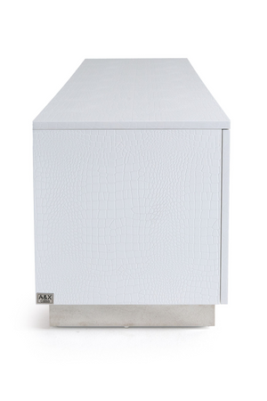   White Crocodile-Textured Sideboard | Oroa.com