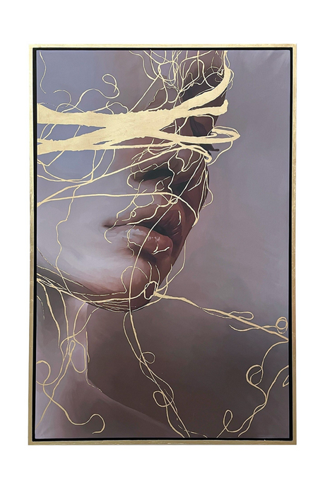   Female Face Painting 47" x 71" | Oroa.com