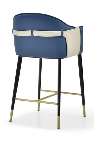   Vegan Leather Counter Chair | Oroa.com